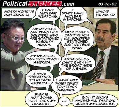 kim jong-il vs. saddam